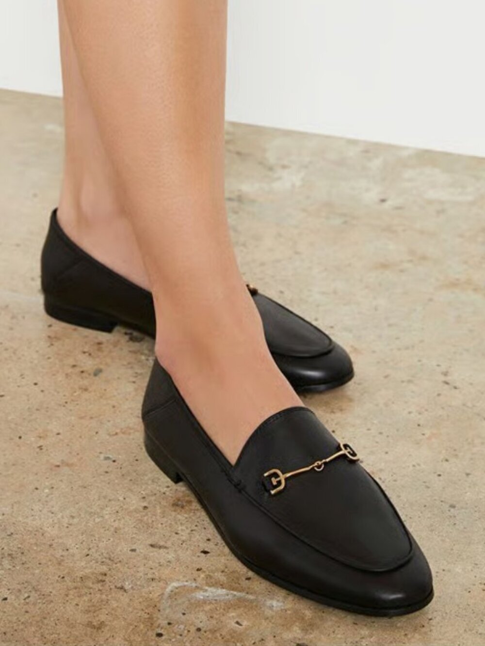 Sam Edelman Loraine Bit Loafer - Color: Black Leather - Size: 12